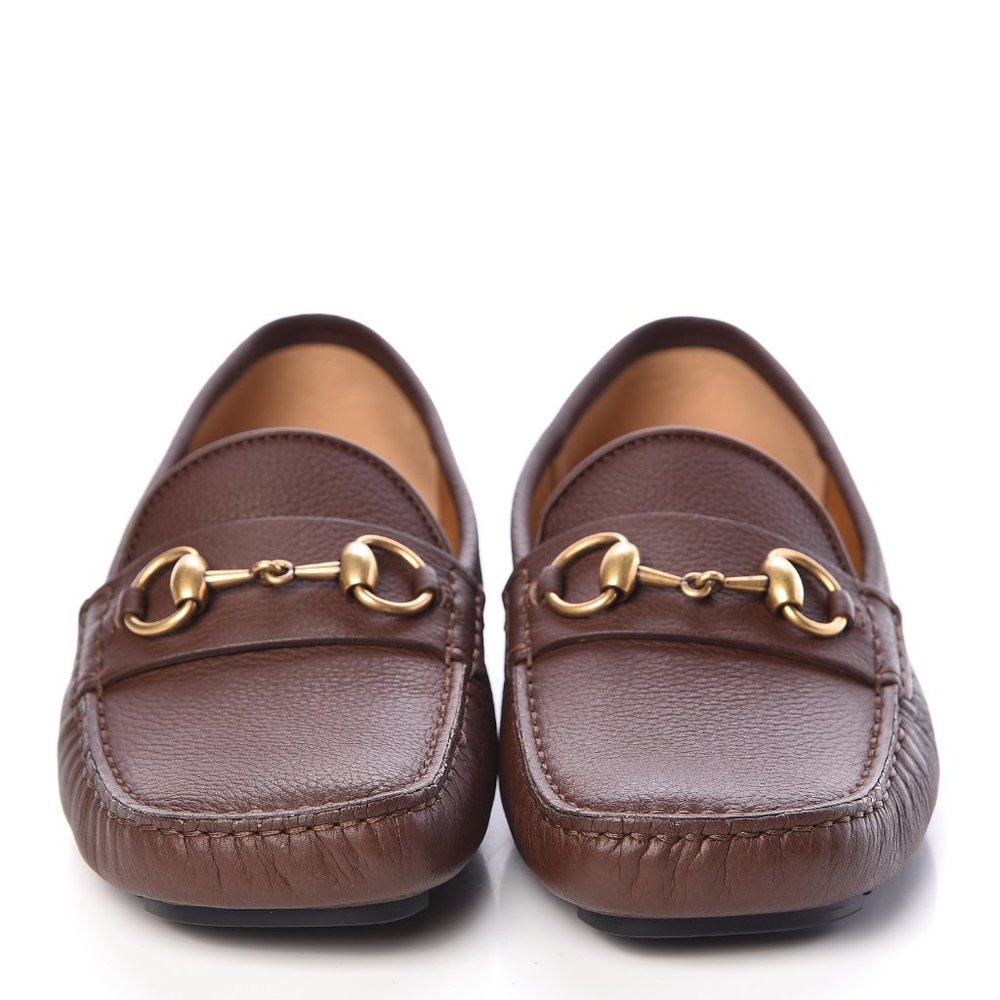 HOST PICK 👞 Gucci Calfskin Hebron Horsebit Loafer Moccasins NEW IN BOX - Picture 2 of 9